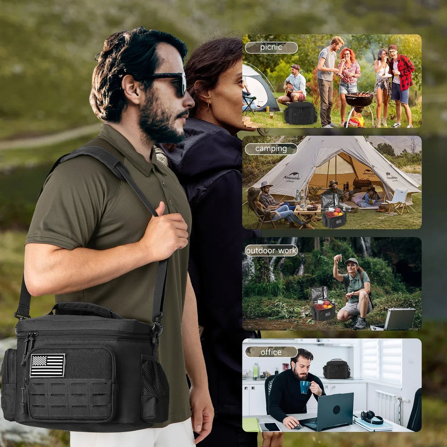 Apex Ritual 13L Insulated Cooler Backpack – Heavy-Duty Lunch & Camping Cooler