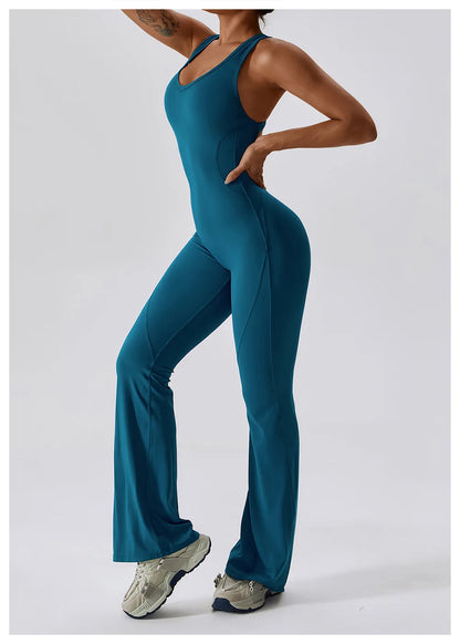 Apex Ritual – Women's One-Piece Gym Jumpsuit – Stretch Sports Bodysuit