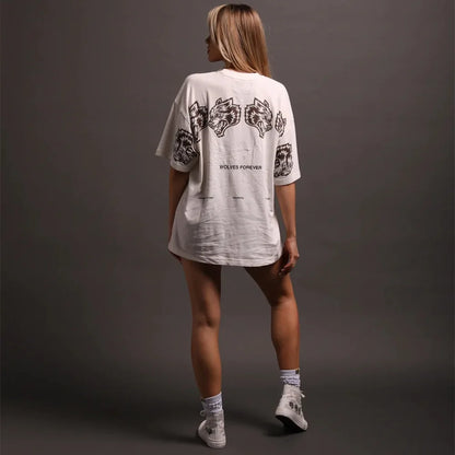 Apex Ritual – Women's Pure Cotton Short-Sleeve Printed T-Shirt – Fitness Sportswear