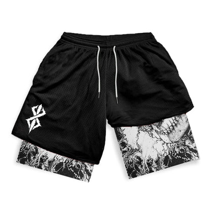 Apex Ritual – Men's 2-in-1 Training Shorts – Quick-Dry Double-Layered Gym Running Shorts
