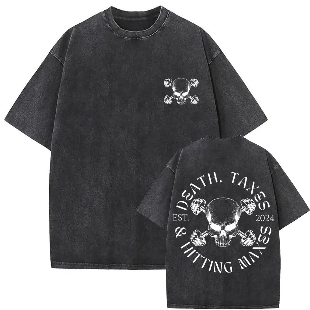 Apex Ritual – Anti Social Lifting Club Skeleton Gym Pump Cover T-Shirt – Funny Vintage Bodybuilding Tee