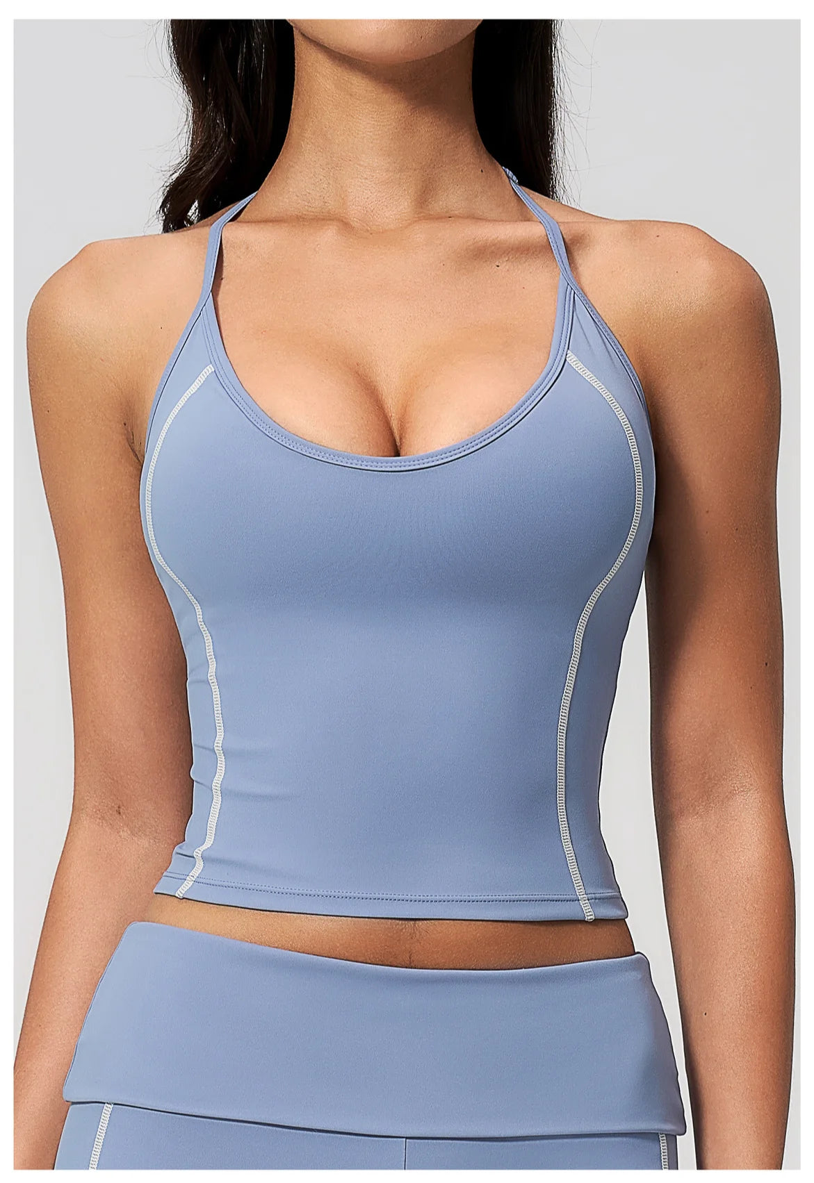 Apex Ritual – High Elastic Yoga Tank Top Women – Sports Vest Quick-Dry Workout Slim Gym Bra