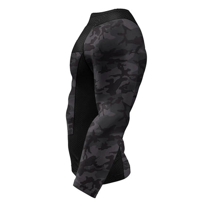 Apex Ritual – Black No Gi BJJ Jiu Jitsu T-Shirt & MMA Shorts Set – Rashguard & Compression Wear