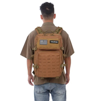 Apex Ritual – Tactical Molle Hunting Backpack 25L/50L – EDC Gym & Outdoor Hiking Rucksack with Bottle Holders