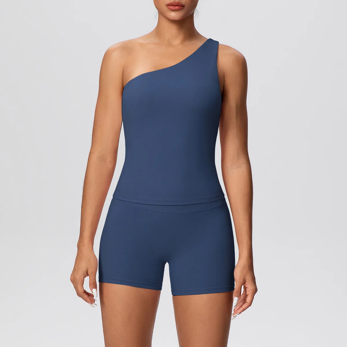 Apex Ritual Women's 2-Piece Sports Set – Push-Up Bra & Shorts