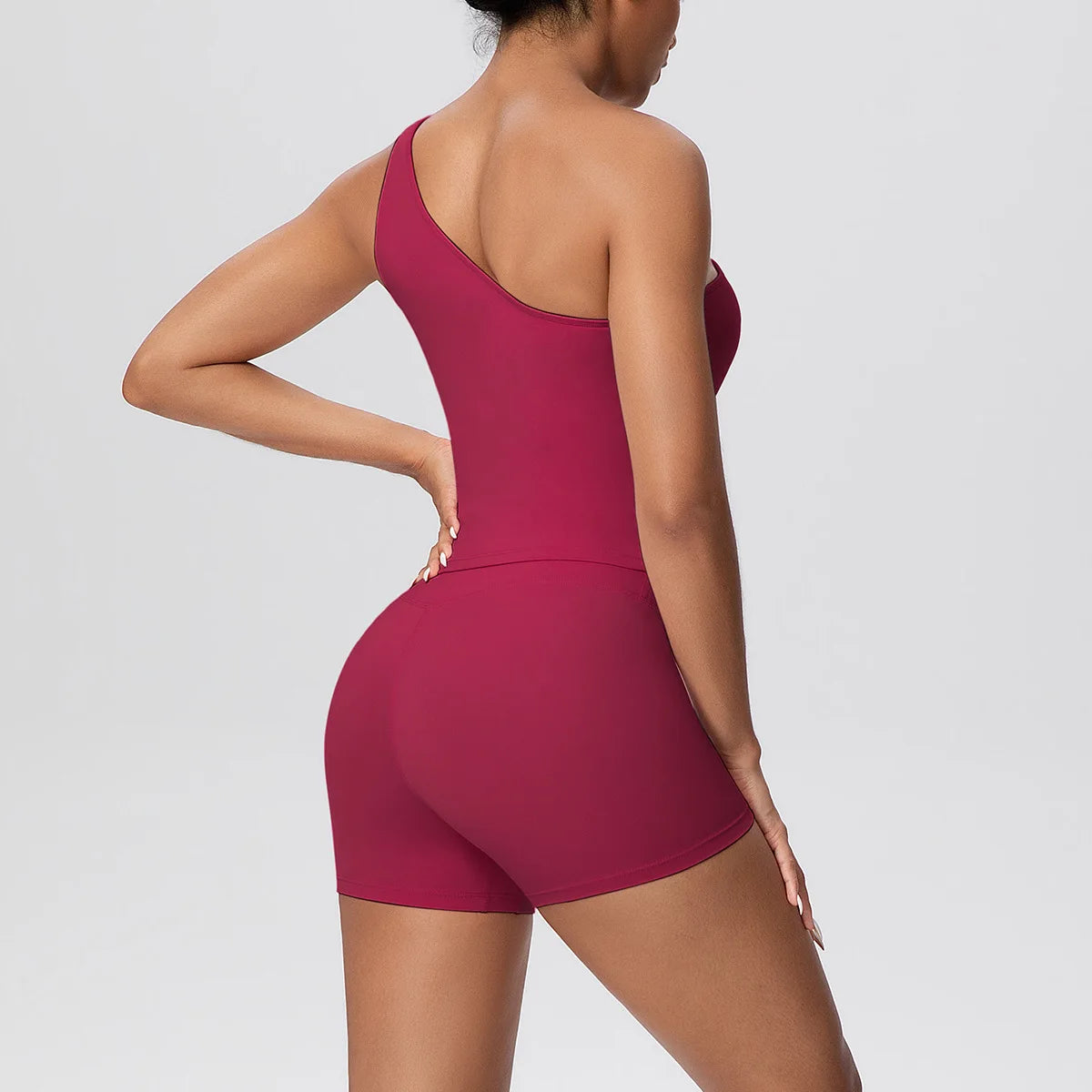 Apex Ritual Women's 2-Piece Sports Set – Push-Up Bra & Shorts