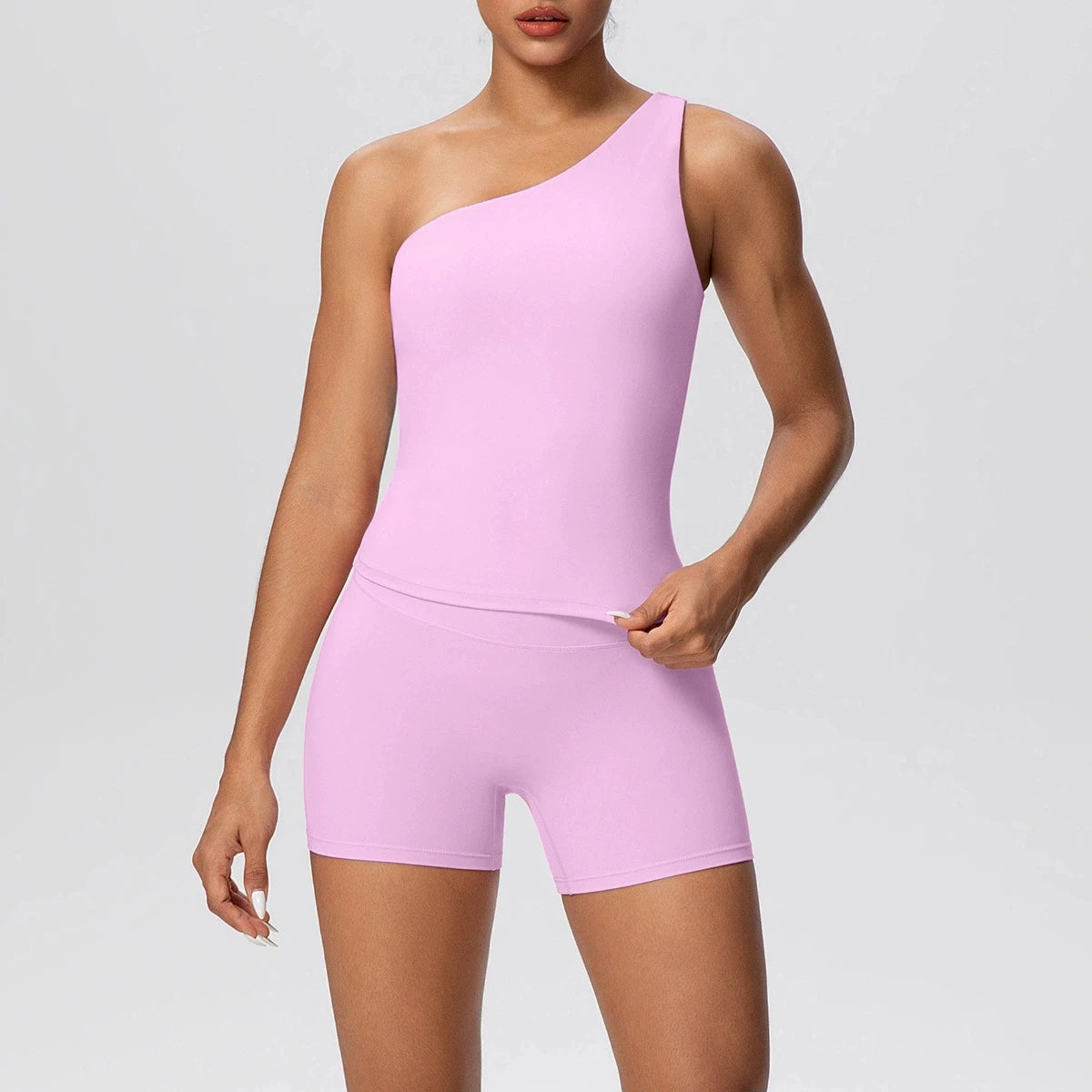 Apex Ritual Women's 2-Piece Sports Set – Push-Up Bra & Shorts