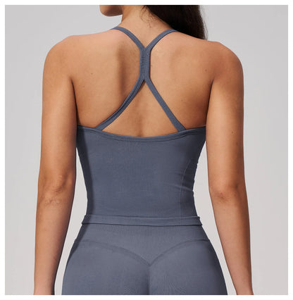Apex Ritual – New Tight Sports Vest for Women – Seamless Yoga Bra Shockproof High Strength Sports Bra