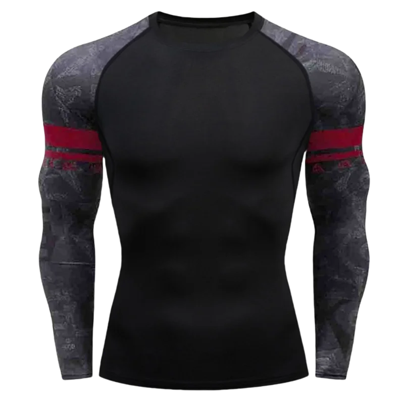 Apex Ritual – MMA Long Sleeve Rashguard – BJJ Muay Thai Compression Shirt Gym Boxing Jersey