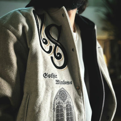 Apex Ritual – Trendy Heavy Embroidered Baseball Jacket – American High Street Y2k Hip-Hop  Jacket