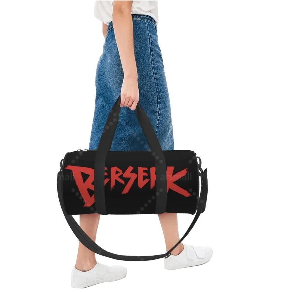 Apex Ritual – Anime Print Round Duffel Bag – Durable Outdoor Yoga Fitness & Travel Duffle Bag