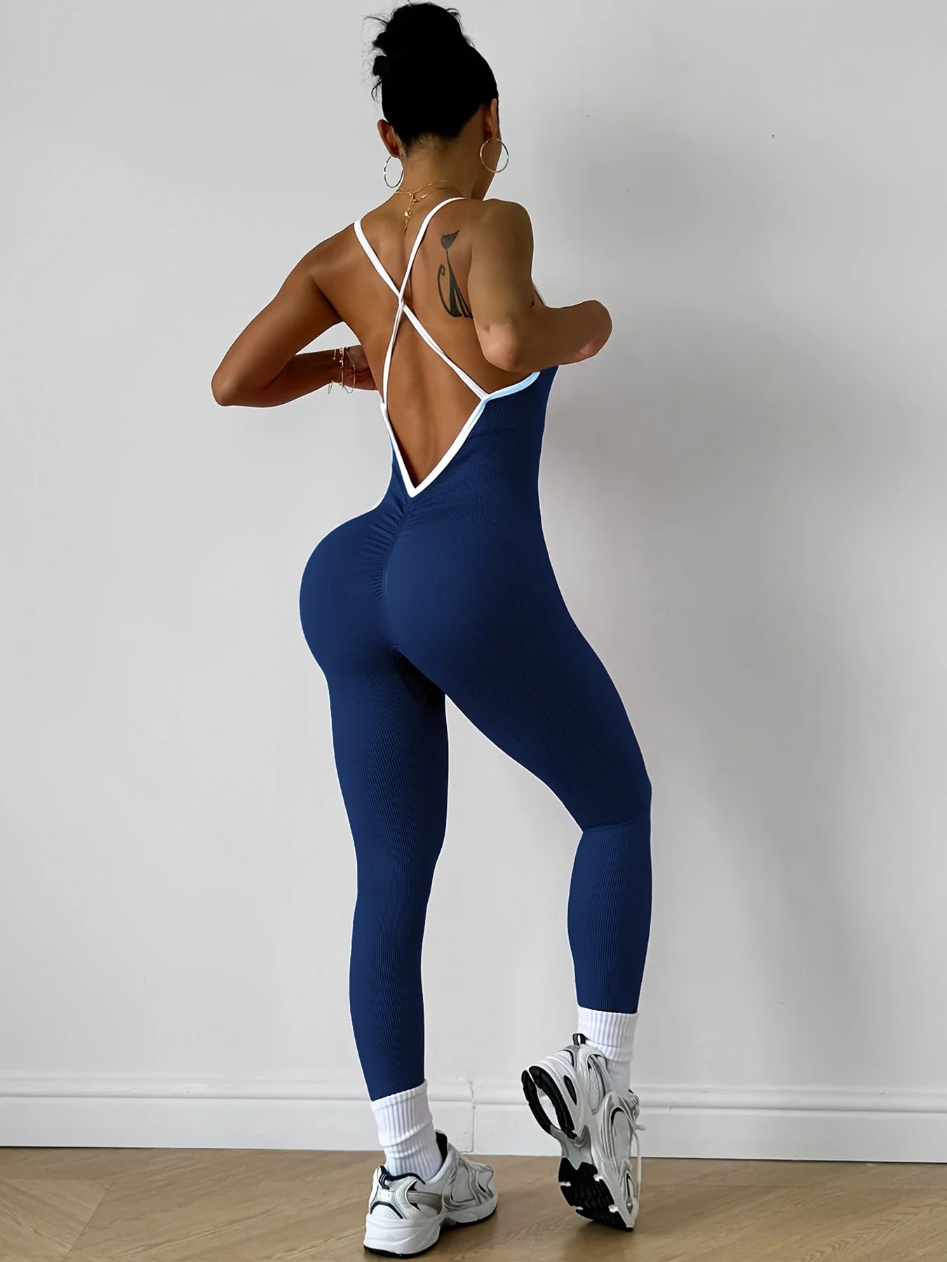 Apex Ritual – Women's One-Piece Sports Romper – Running & Gym Workout Jumpsuit