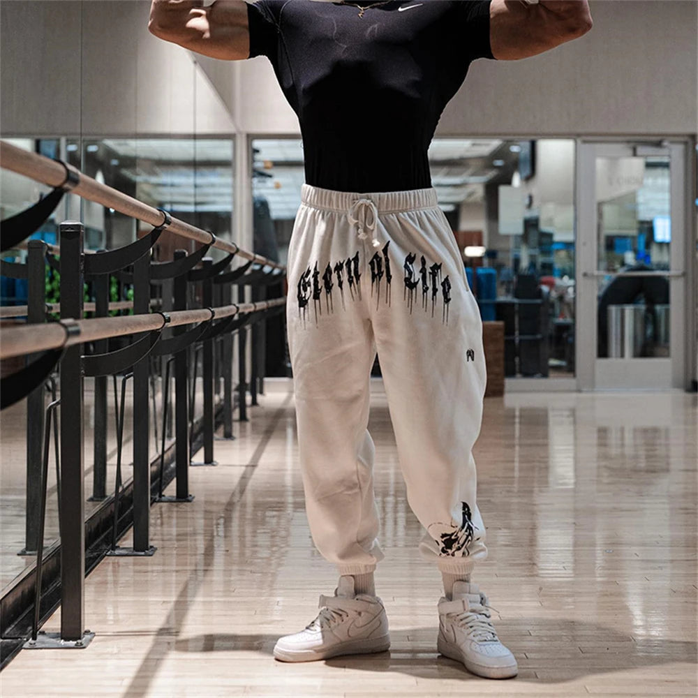 Apex Ritual Men's Gym Joggers – Cotton Streetwear Sweatpants