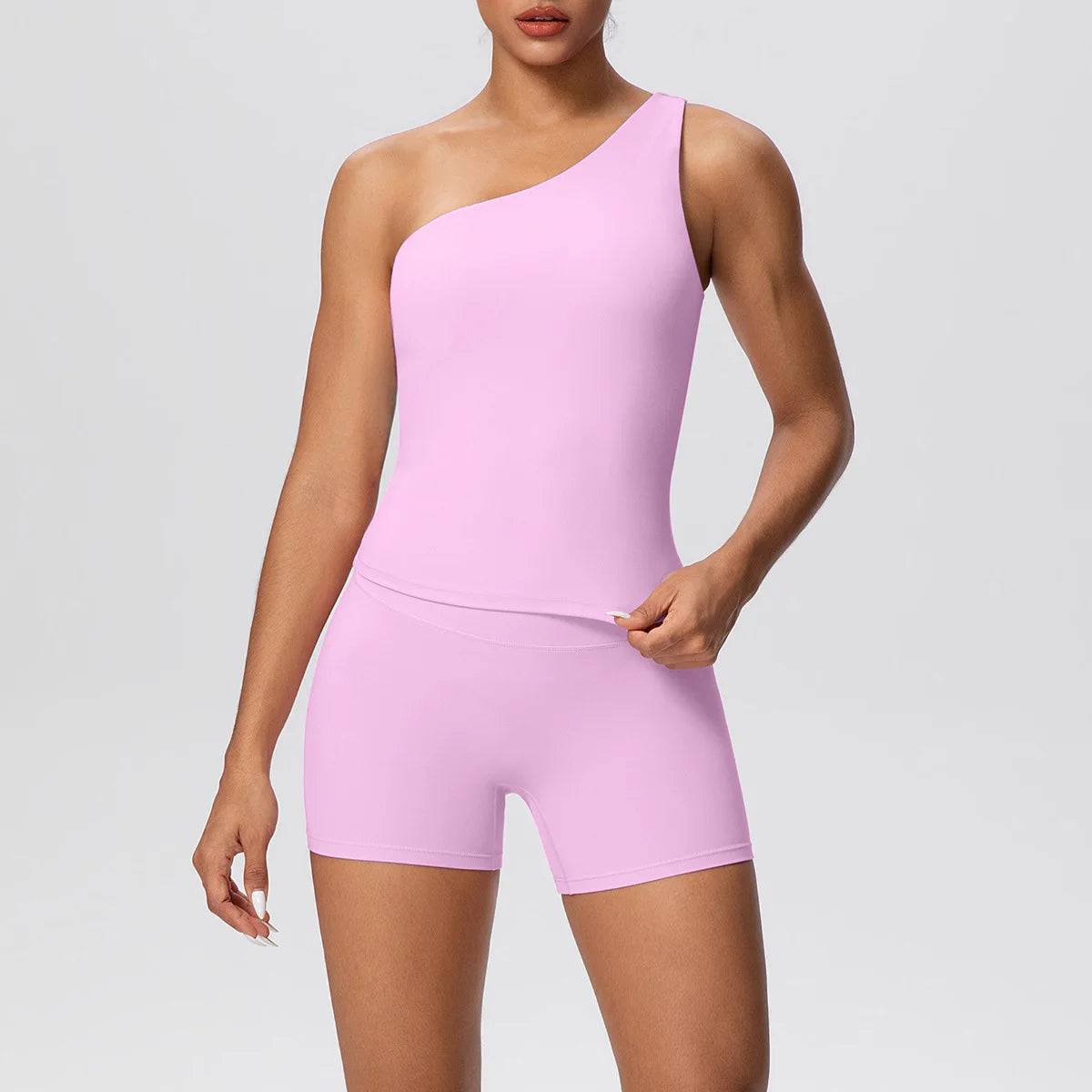 Apex Ritual Women's 2-Piece Sports Set – Push-Up Bra & Shorts