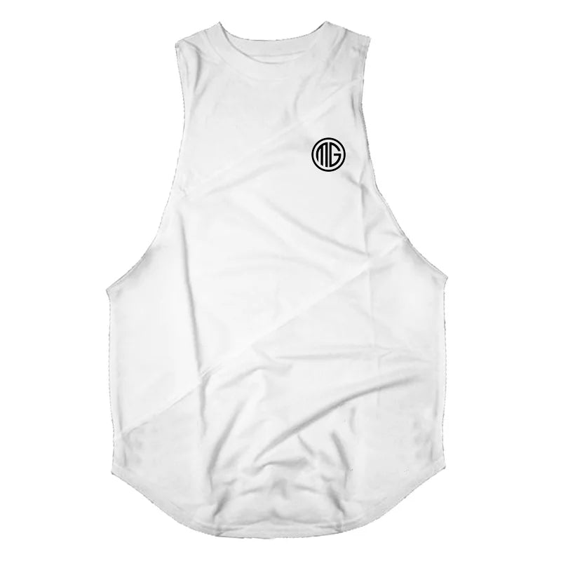 Apex Ritual – Men's Sleeveless Gym Running Vest – Muscle Singlet Breathable Mesh Fitness Tank