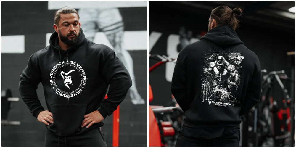 Apex Ritual – Men's Gym Fitness Hoodie – Autumn Long Sleeve Hooded Pullover Printed Sweatshirt