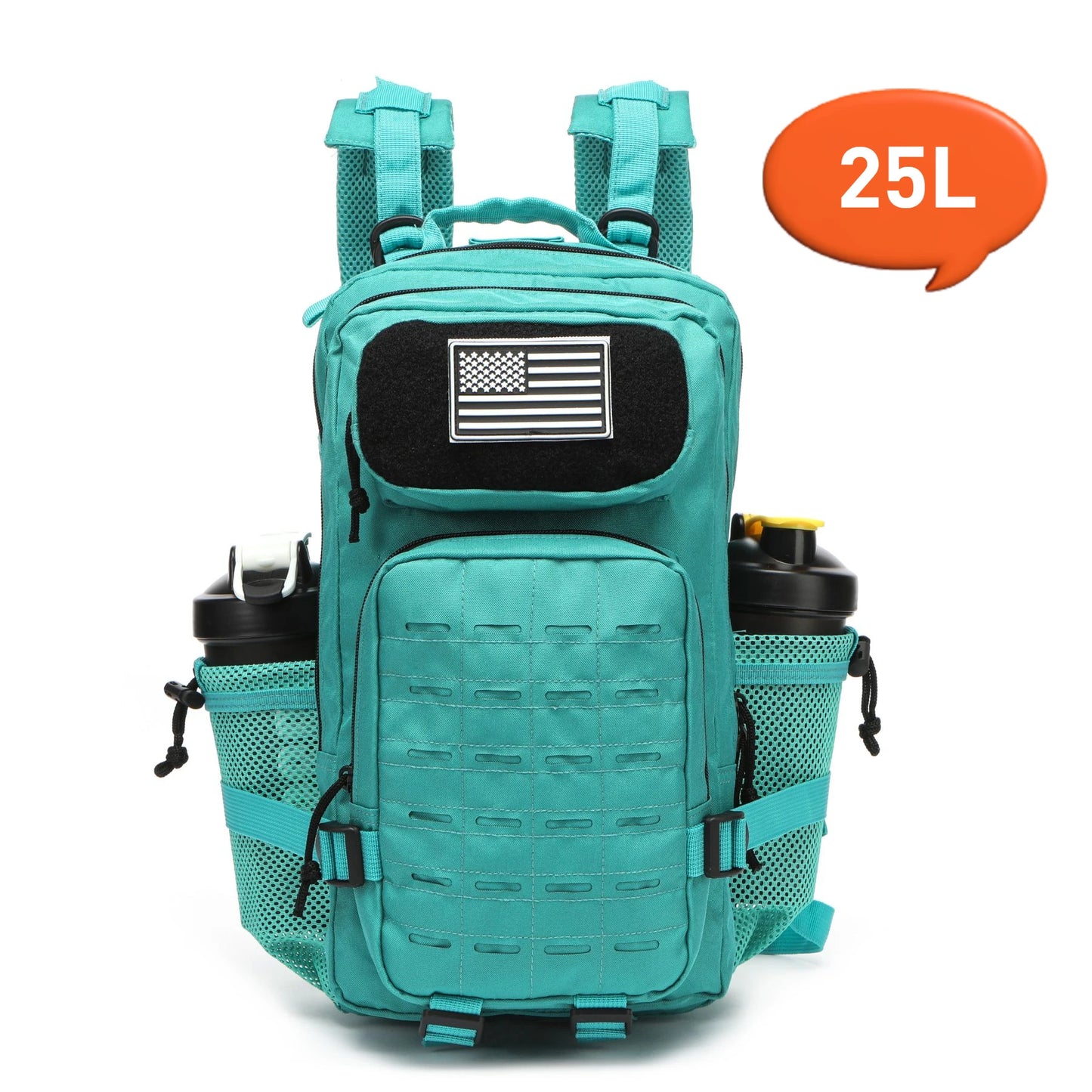 Apex Ritual – Tactical Molle Hunting Backpack 25L/50L – EDC Gym & Outdoor Hiking Rucksack with Bottle Holders