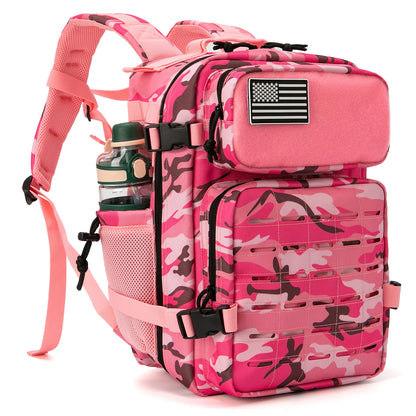 Apex Ritual – Tactical Molle Backpack 25L/45L – Military-Style Gym & Outdoor Hiking Rucksack