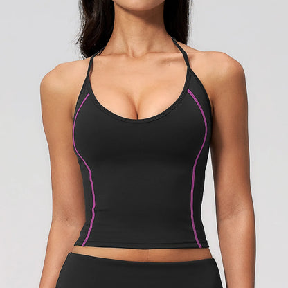 Apex Ritual – High Elastic Yoga Tank Top Women – Sports Vest Quick-Dry Workout Slim Gym Bra