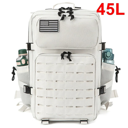 Apex Ritual – Tactical Molle Backpack 25L/45L – Military-Style Gym & Outdoor Hiking Rucksack