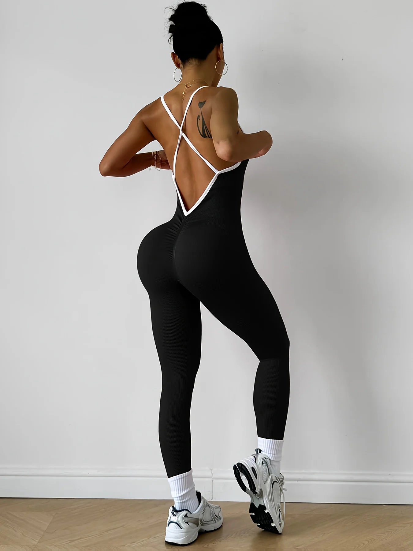 Apex Ritual – Women's One-Piece Sports Romper – Running & Gym Workout Jumpsuit