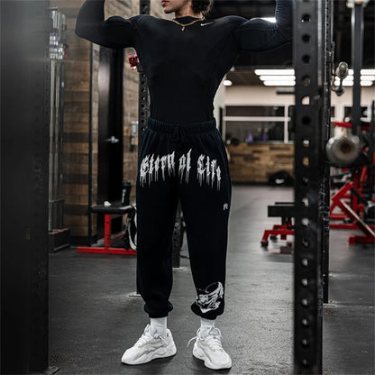 Apex Ritual Men's Gym Joggers – Cotton Streetwear Sweatpants