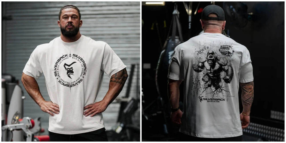 Apex Ritual – Oversized Gym T-Shirt – Loose Breathable Bodybuilding Fitness Tee