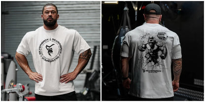 Apex Ritual – Oversized Gym T-Shirt – Loose Breathable Bodybuilding Fitness Tee
