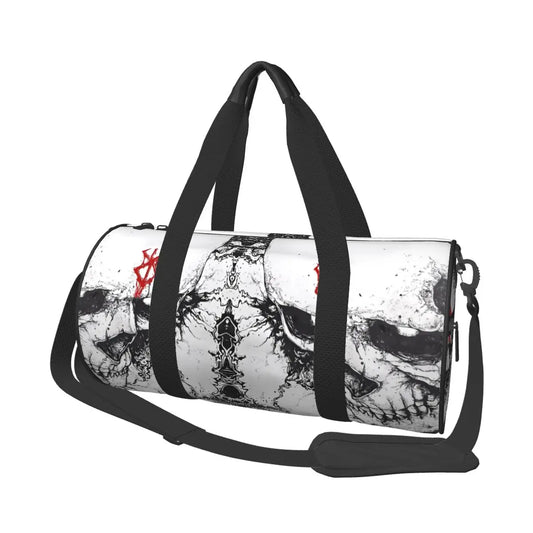 Apex Ritual – Skull Print Sports Gym Bag – Large Capacity Streetwear Training & Travel Bag