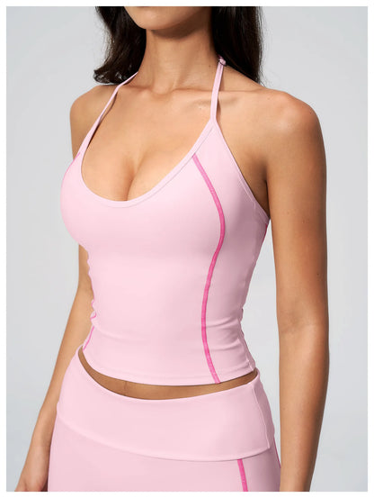 Apex Ritual – High Elastic Yoga Tank Top Women – Sports Vest Quick-Dry Workout Slim Gym Bra