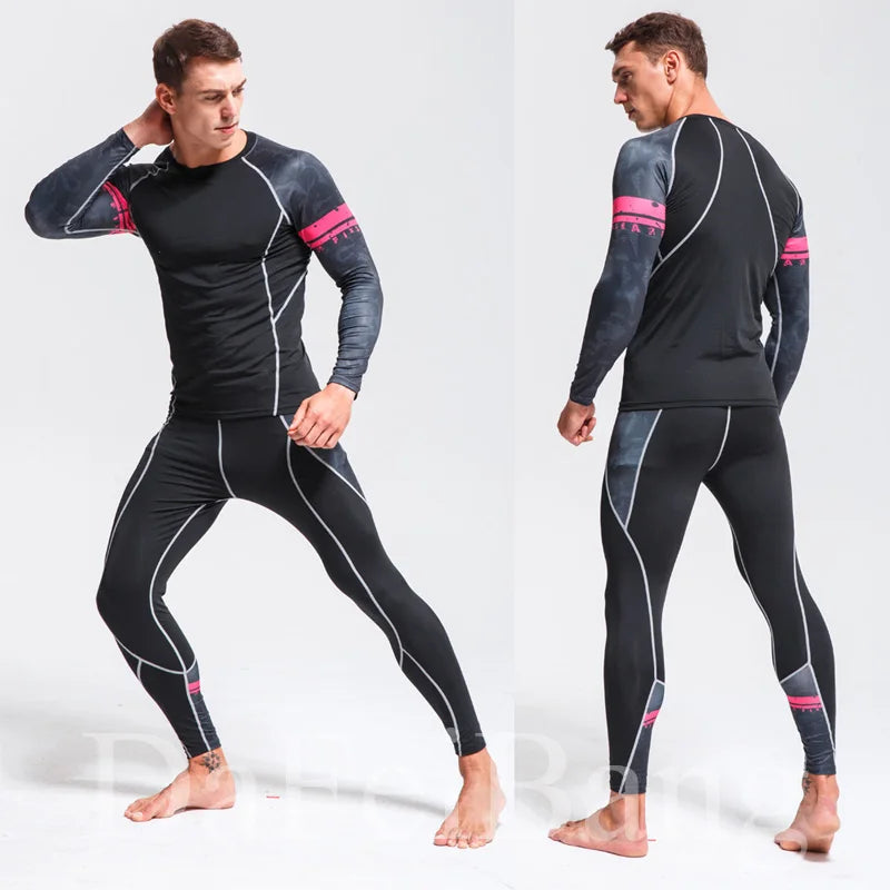 Apex Ritual – Men's Thermal Underwear Sets Compression Sport Suit – Quick Drying Long Johns