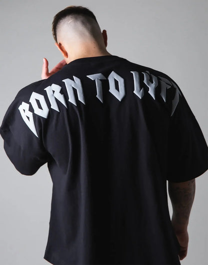 Apex Ritual – メンズ ゆったりフィット サマー スポーツ Tシャツ – フィットネス バスケットボール 半袖 韓国スタイル