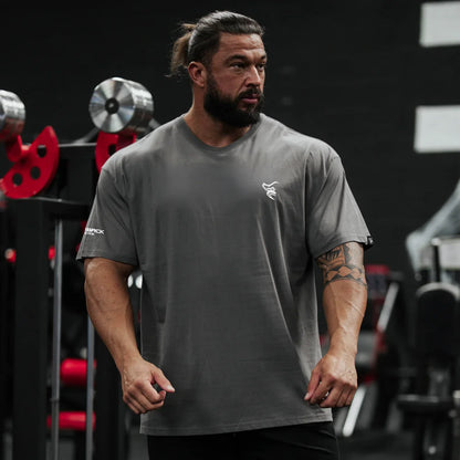 Apex Ritual – Oversized Gym T-Shirt – Loose Breathable Bodybuilding Fitness Tee