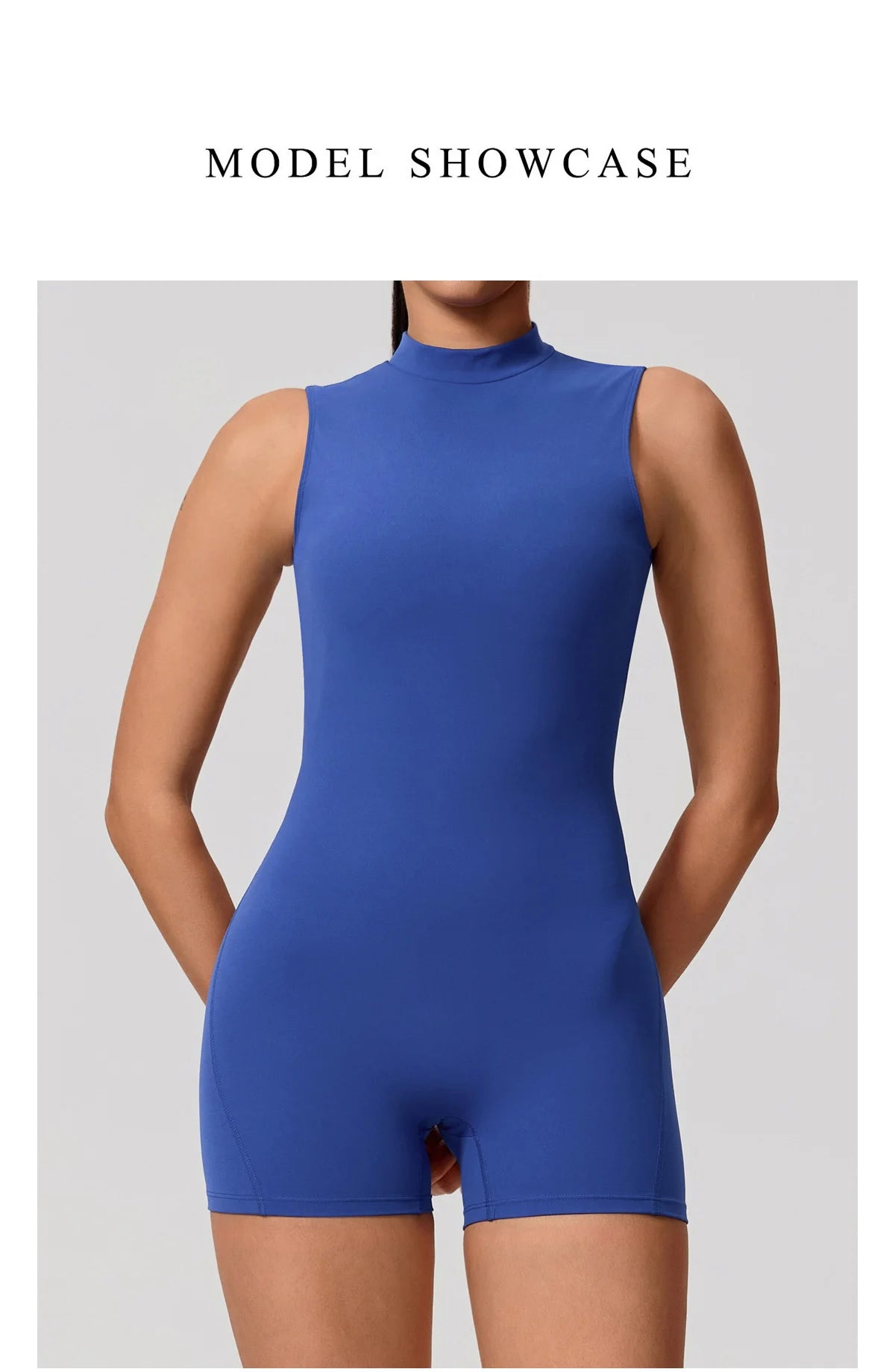 Apex Ritual – Sleeveless Yoga Bodysuit Women – High Stretch Push Up Fitness Jumpsuit