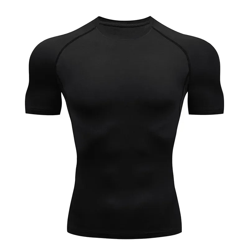 Apex Ritual Men's Compression Shirt – Quick-Dry Rash Guard Training Top