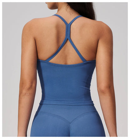 Apex Ritual – New Tight Sports Vest for Women – Seamless Yoga Bra Shockproof High Strength Sports Bra