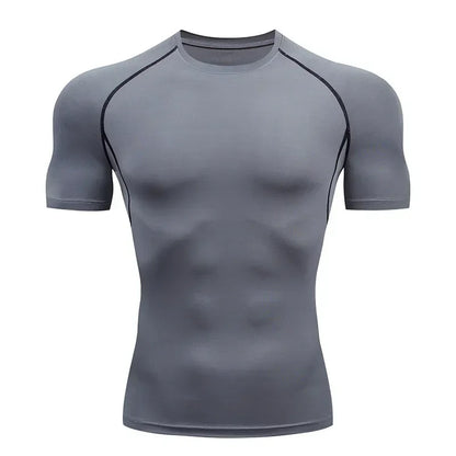 Apex Ritual Men's Compression Shirt – Quick-Dry Rash Guard Training Top
