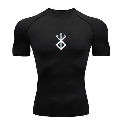 Apex Ritual Men's Compression Shirt – Quick-Dry Rash Guard Training Top