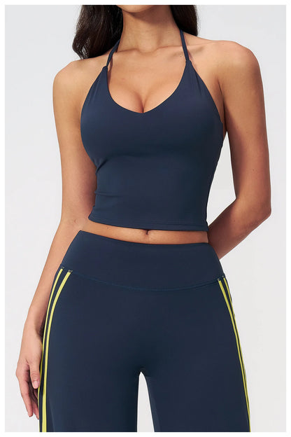 Apex Ritual – Yoga Tank Top Summer Women Deep-V – Fitness Shockproof Push Up Running Vest