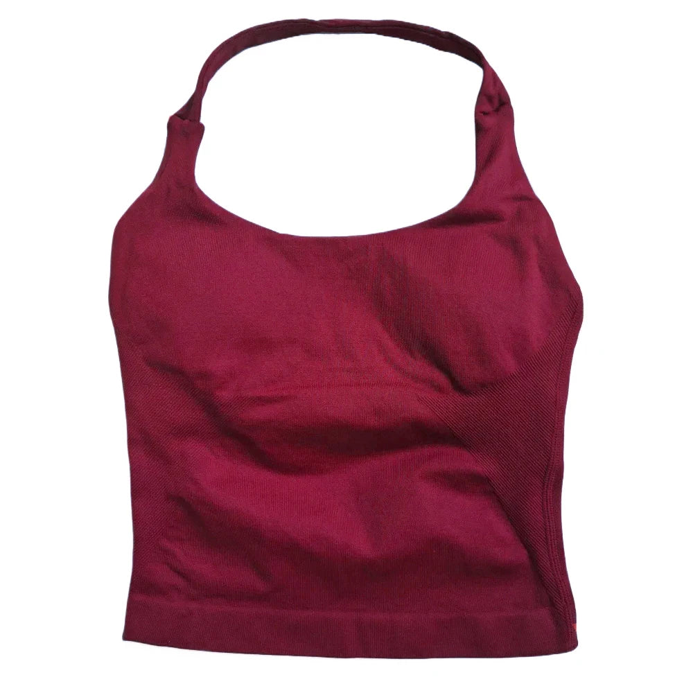 APEX RITUAL Women's Strappy Training Bra – Padded Seamless Support
