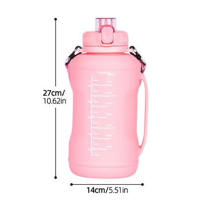Apex Ritual – 2L Portable Silicone Water Bottle with Handle – Outdoor Sports & Gym Water Cup