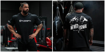 Apex Ritual – Oversized Gym T-Shirt – Loose Breathable Bodybuilding Fitness Tee