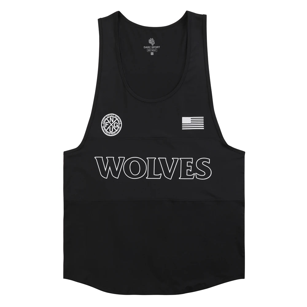 Apex Ritual – Wolf Head Basketball Training T-Shirt – Breathable High Elasticity Moisture-Wicking