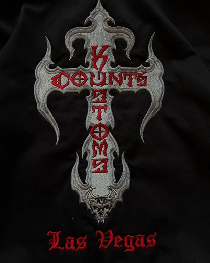 Apex Ritual – Y2K Harajuku Vintage Letter Embroidered Jacket Women – Gothic Hip Hop Casual Coat