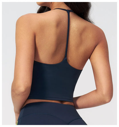 Apex Ritual – Yoga Tank Top Summer Women Deep-V – Fitness Shockproof Push Up Running Vest