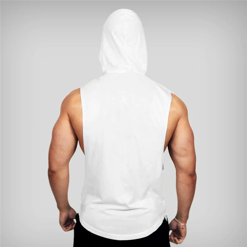 APEX RITUAL Hooded Training Cutoff – Sleeveless Performance Hoodie