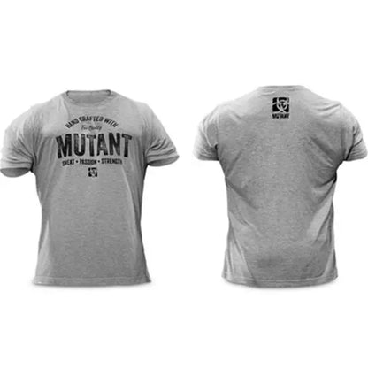 Apex Ritual – Men's Elastic Round Neck Fitness T-Shirt – Breathable Cotton Training Sport Tee