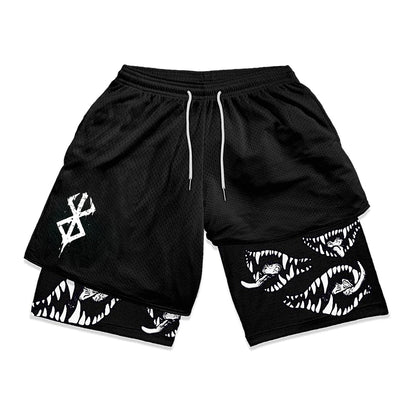 Apex Ritual – Men's 2-in-1 Training Shorts – Quick-Dry Double-Layered Gym Running Shorts