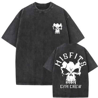 Apex Ritual – Anti Social Lifting Club Skeleton Gym Pump Cover T-Shirt – Funny Vintage Bodybuilding Tee