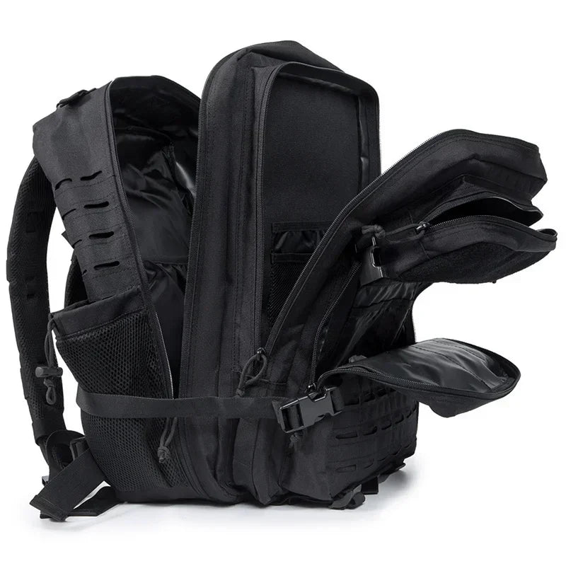 Apex Ritual – Tactical Molle Backpack 25L/45L – Military-Style Gym & Outdoor Hiking Rucksack